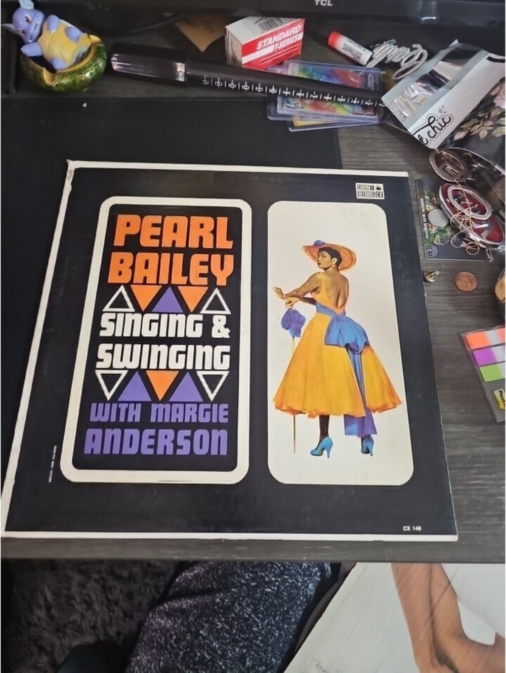 VINYL RECORD LP PEARL BAILEY SINGING & SWINGING WITH MARGE ANDERSON CXS-148